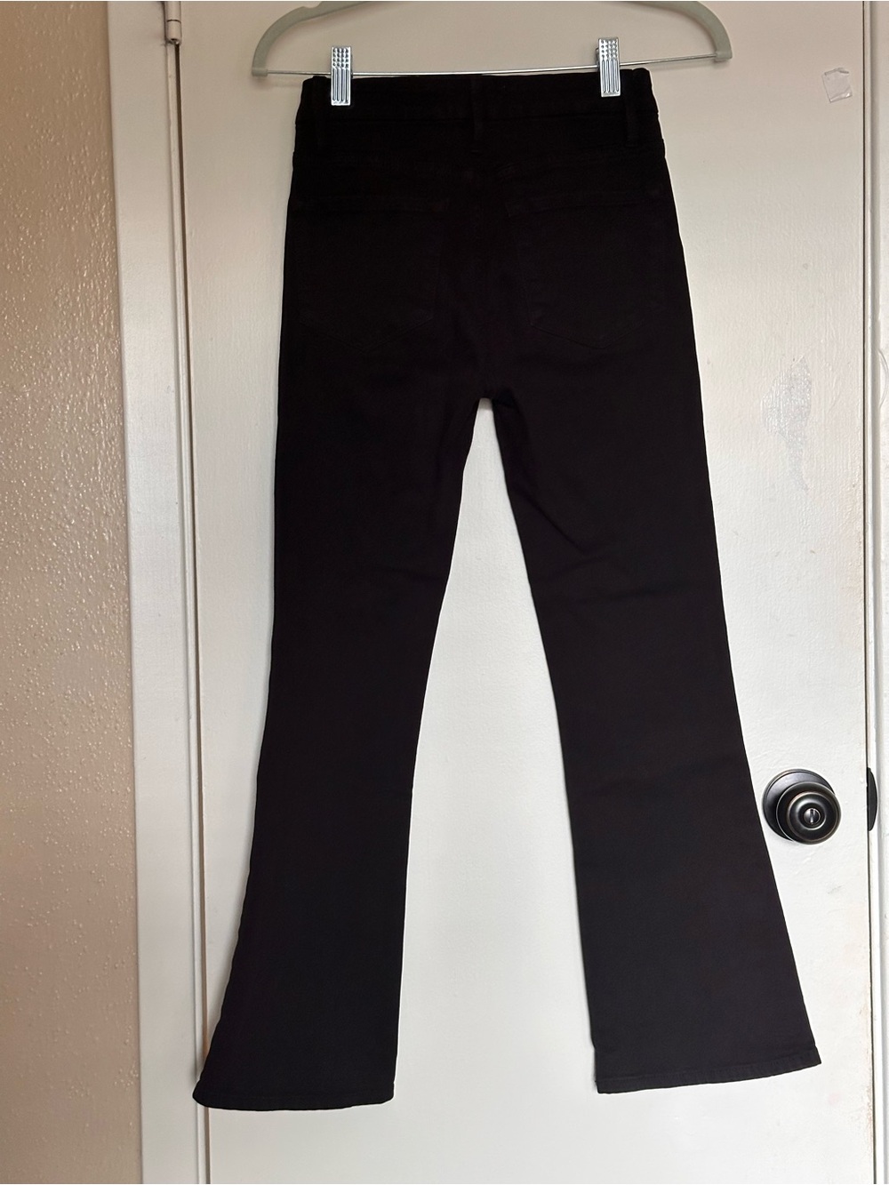 FRAME Le Mini boot Black Jeans Size 24 High Rise Stretch Denim Pants